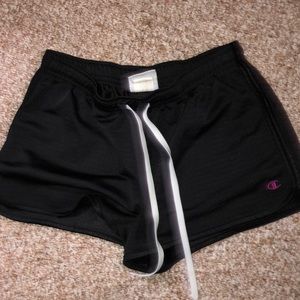 black champion shorts